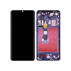 Touch+Display+Frame Huawei P30 Pro Com Impressão Digital Preto